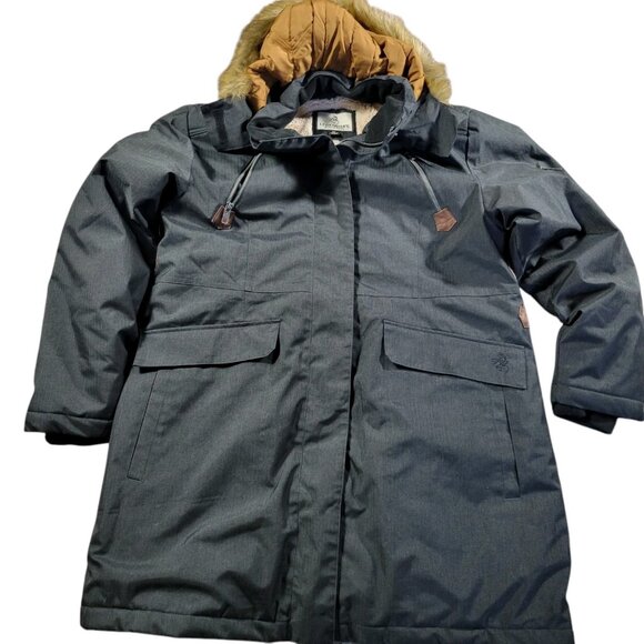 Legendary Whitetails Jackets & Blazers - Legendary Whitetails Jacket Women's XL Gray Fur Hood Full Zip Warm